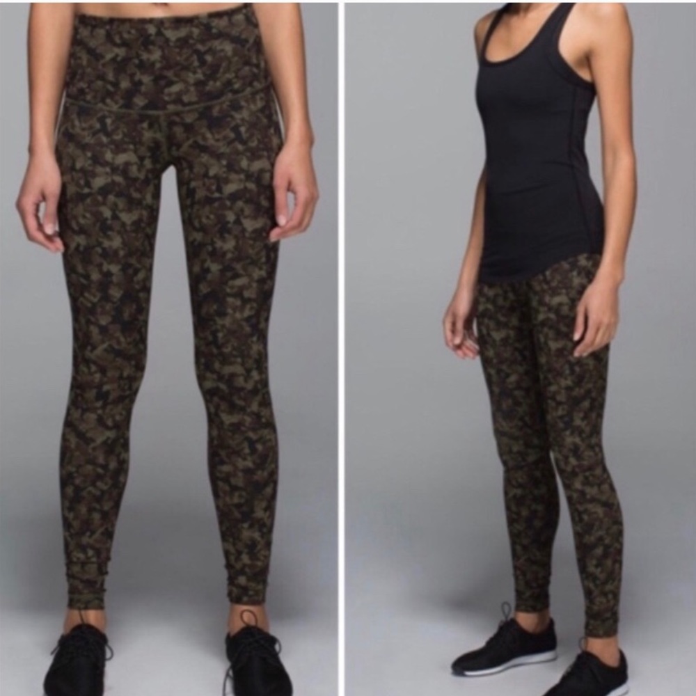❌ SOLD ❌ Lululemon Wunder Under Mystic Jungle Leggings